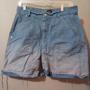 BDG Urban Outfitters Blue Ombre Cotton Shorts Women's Size Large